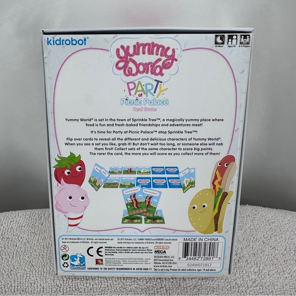 WizKids Yummy World Party at Picnic Palace Card Game Ages 8+ EUC - Picture 2 of 3